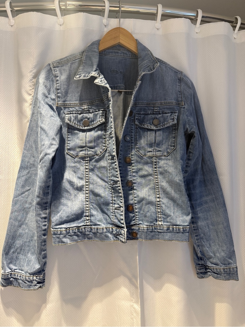 Kut from the Kloth Faded Light Blue Denim Jacket